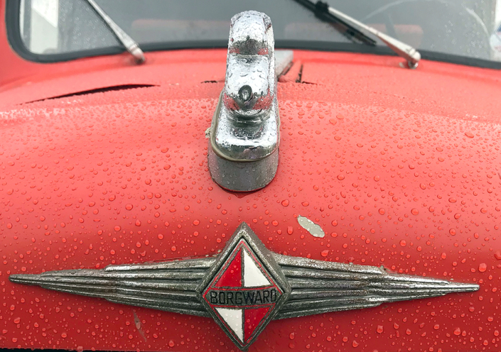 Das Emblem der Firma Borgward.