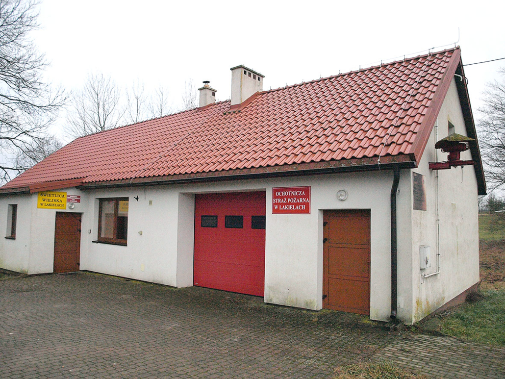 Ein Feuerwehrhaus in Masuren.