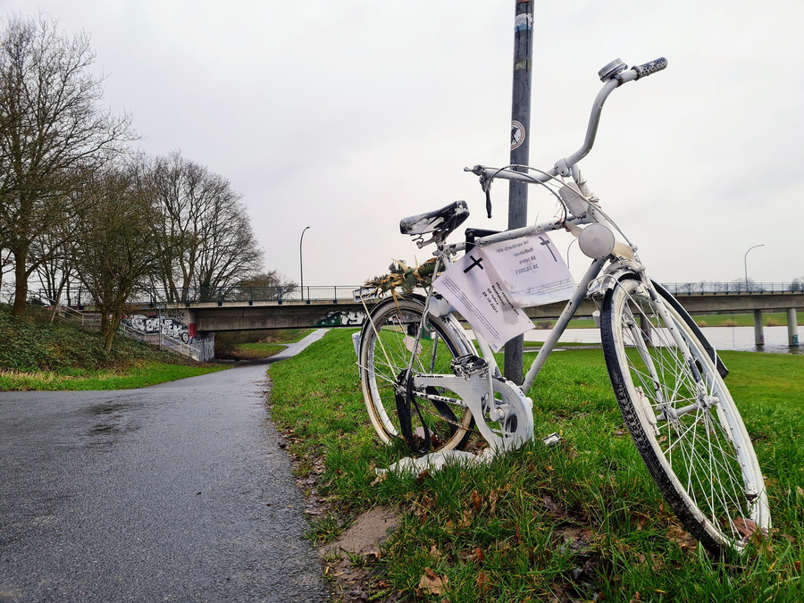 Ghost Bike in Bremen
