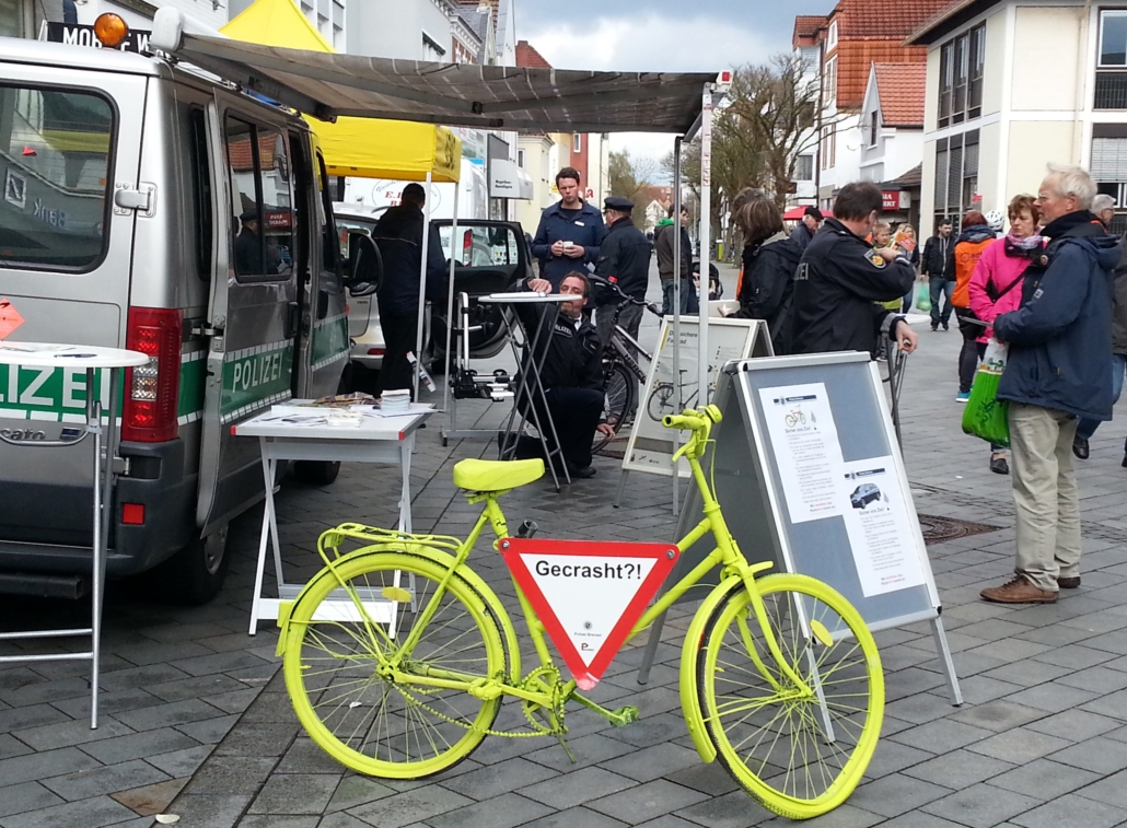 Crash-Bike der Polizei Bremen