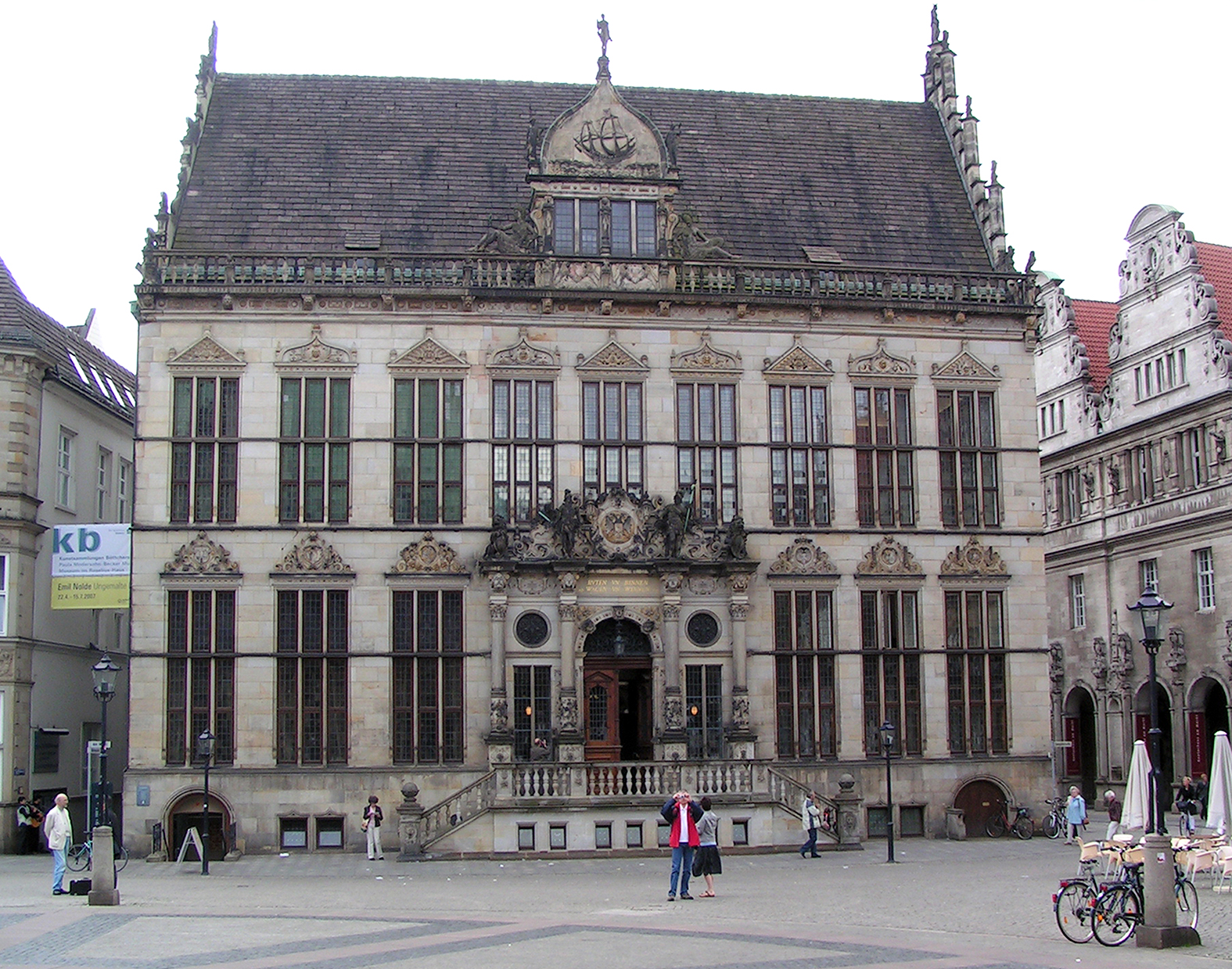 Der Schütting in Bremen, Sitz der Handelskammer.