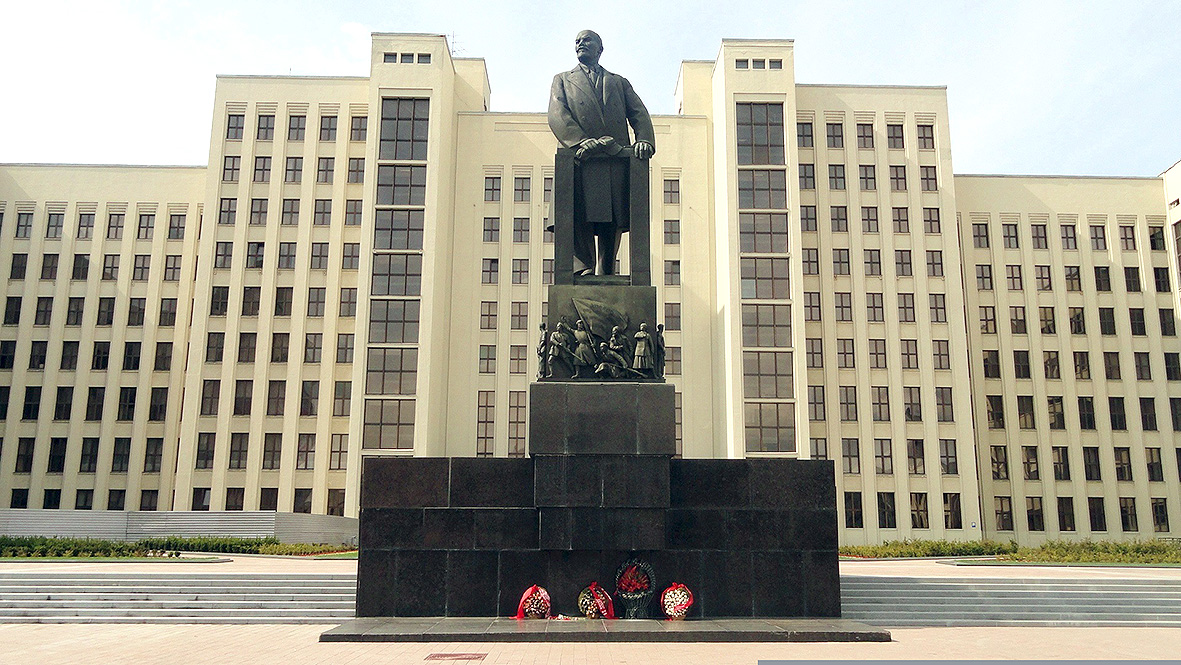 Lenin-Denkmal-Platz der Unabhängigkeit-Minsk
