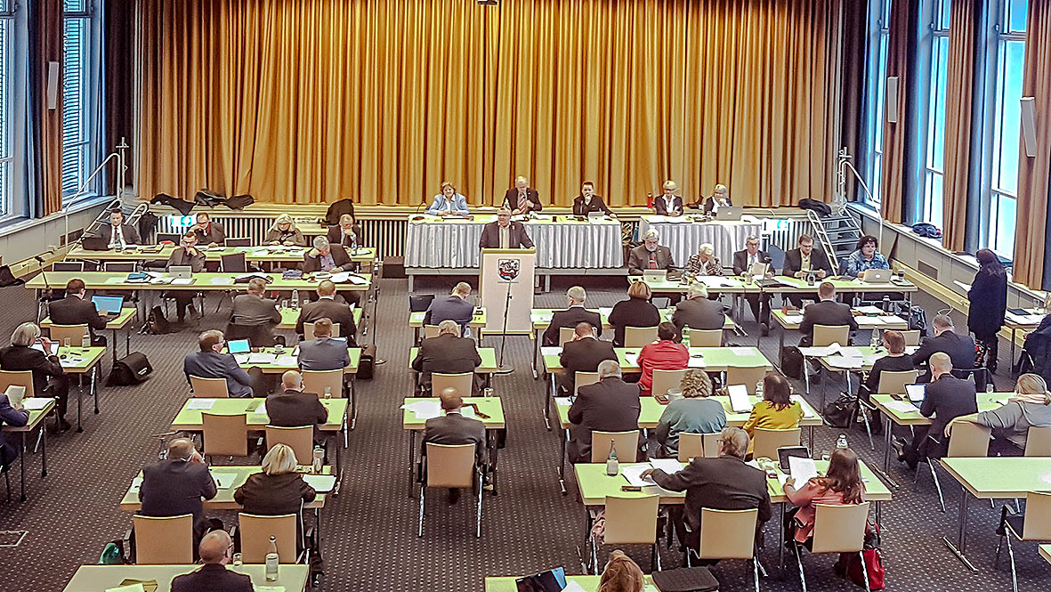 Tagung der Stadtverordnetenversammlung Bremerhaven.