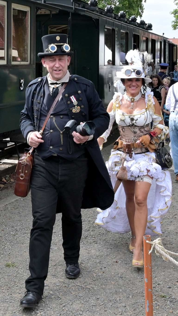 Steampunk trifft Steamtrain